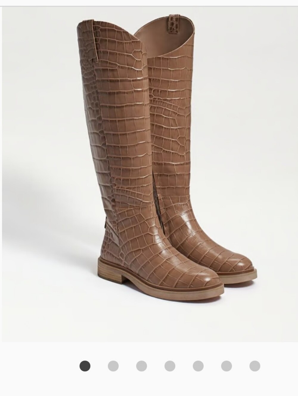Sam Edelman Fable Tall Boot Cedarwood  Croc